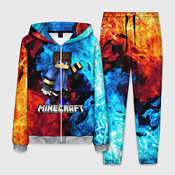 Костюм мужской Minecraft Майнкрафт, цвет: 3D-меланж