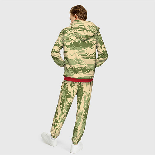 Мужской костюм ВДВ СССР / 3D-Красный – фото 4