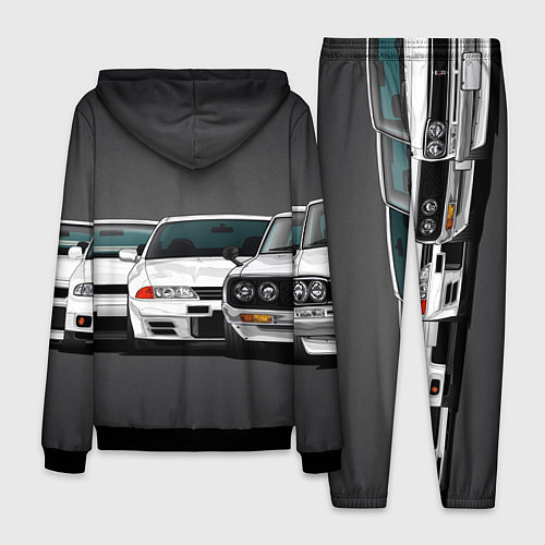 Мужской костюм NISSAN / 3D-Черный – фото 2