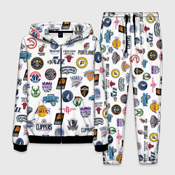 Костюм мужской NBA Pattern, цвет: 3D-черный