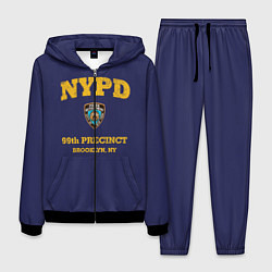Костюм мужской Бруклин 9-9 департамент NYPD, цвет: 3D-черный