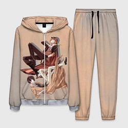 Костюм мужской Дазай и Чуя, цвет: 3D-меланж