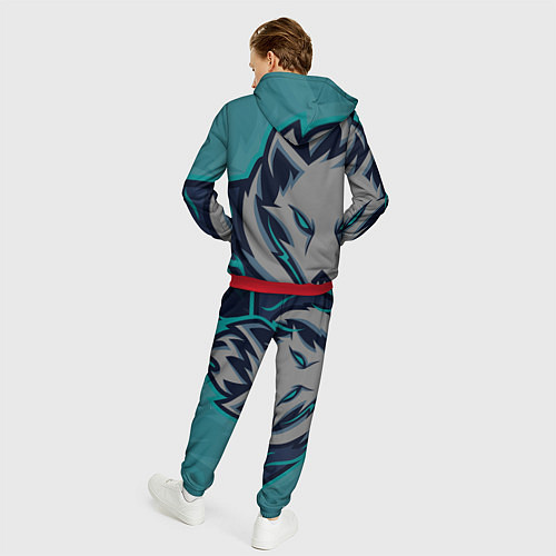 Мужской костюм Форма White wolves / 3D-Красный – фото 4