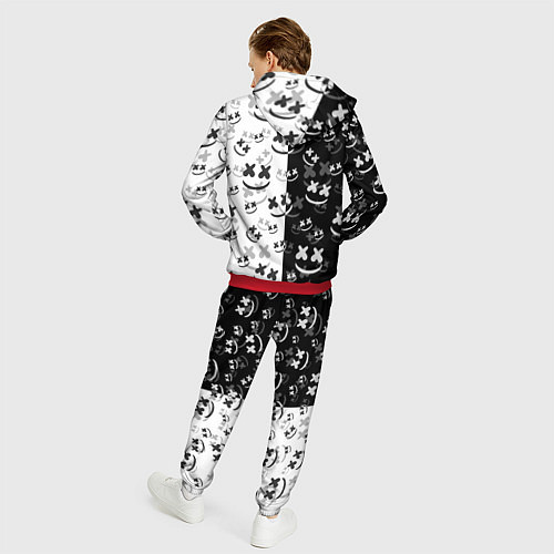 Мужской костюм Fortnite & Marshmello / 3D-Красный – фото 4