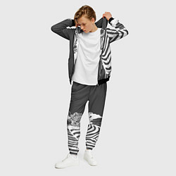 Костюм мужской Зебра, цвет: 3D-черный — фото 2