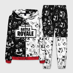 Костюм мужской Fortnite & Marshmello, цвет: 3D-красный