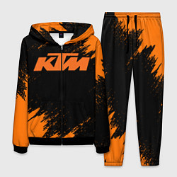 Костюм мужской KTM, цвет: 3D-черный