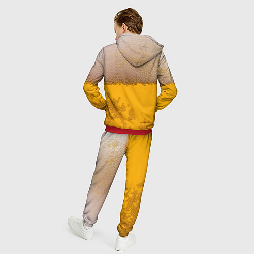 Мужской костюм Пиво / 3D-Красный – фото 4