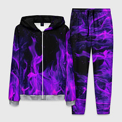 Костюм мужской ФИОЛЕТОВЫЙ ОГОНЬ, цвет: 3D-меланж