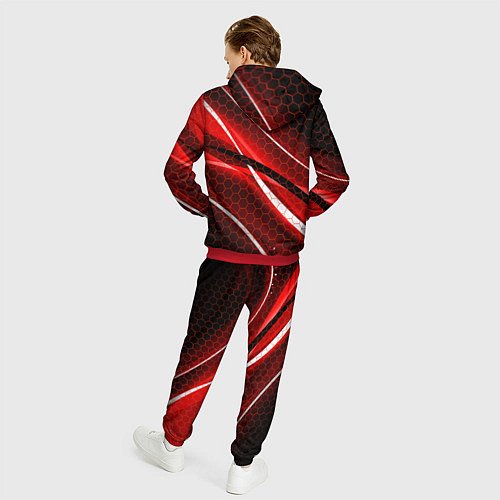 Мужской костюм MASS EFFECT N7 / 3D-Красный – фото 4