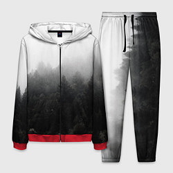 Костюм мужской Лес, цвет: 3D-красный