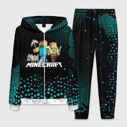 Костюм мужской Minecraft, цвет: 3D-белый