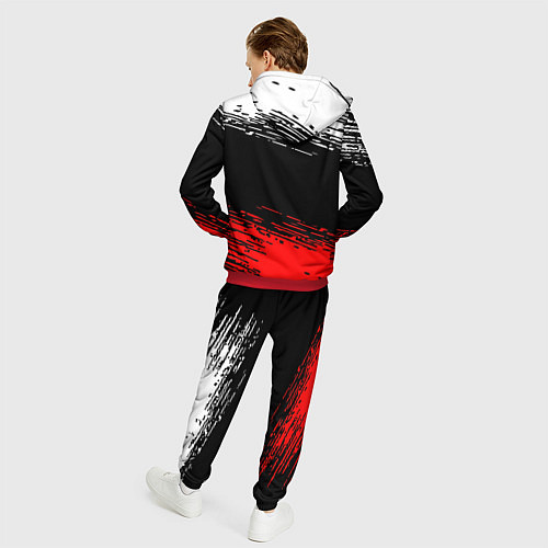 Мужской костюм Umbrella Corporation / 3D-Красный – фото 4