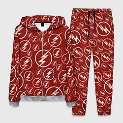 Костюм мужской The Flash Logo Pattern, цвет: 3D-меланж
