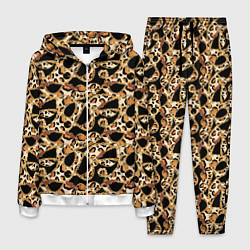 Костюм мужской Versace Леопардовая текстура, цвет: 3D-белый
