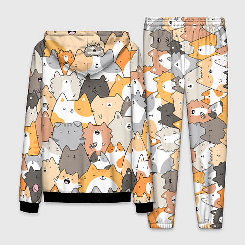 Мужской костюм Кошачья стая / 3D-Черный – фото 2