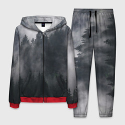 Костюм мужской Лес, цвет: 3D-красный