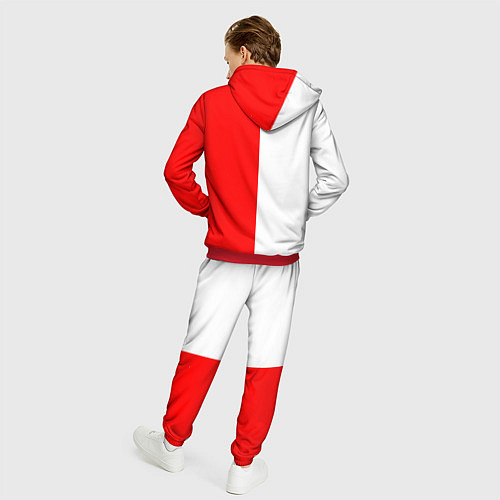 Мужской костюм HONDA / 3D-Красный – фото 4