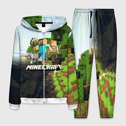 Костюм мужской Minecraft, цвет: 3D-белый