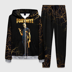 Костюм мужской Gold Midas Fortnite 2, цвет: 3D-меланж