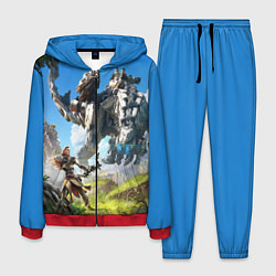 Костюм мужской HORIZON ZERO DAWN, цвет: 3D-красный