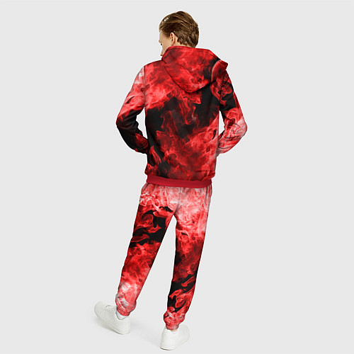 Мужской костюм BMW FIRE / 3D-Красный – фото 4