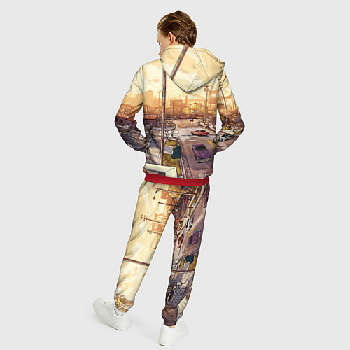 Мужской костюм GTA San Andreas / 3D-Красный – фото 4