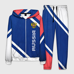 Костюм мужской RUSSIA SPORT, цвет: 3D-белый