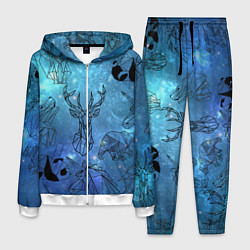 Костюм мужской Звери, цвет: 3D-белый