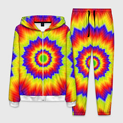 Костюм мужской Tie-Dye, цвет: 3D-белый