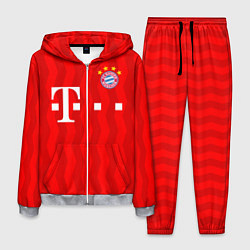 Костюм мужской FC Bayern Munchen, цвет: 3D-меланж