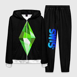 Костюм мужской The Sims Plumbob, цвет: 3D-белый