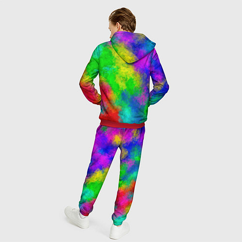 Мужской костюм Multicolored / 3D-Красный – фото 4