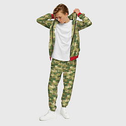 Костюм мужской Камуфляж из котов, цвет: 3D-красный — фото 2