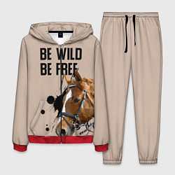 Костюм мужской Be wild be free, цвет: 3D-красный
