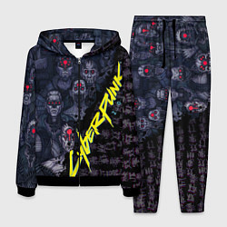 Костюм мужской Cyberpunk 2077, цвет: 3D-черный