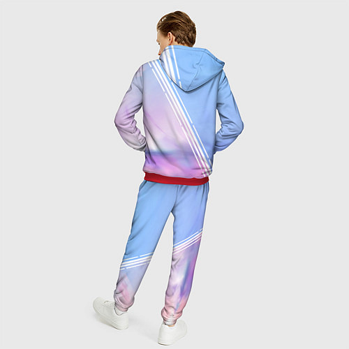 Мужской костюм Genshin Impact / 3D-Красный – фото 4