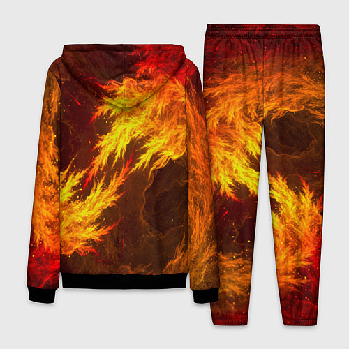 Мужской костюм Огненный Лис / 3D-Черный – фото 2