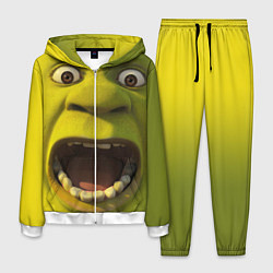 Костюм мужской Shrek is Yelling, цвет: 3D-белый