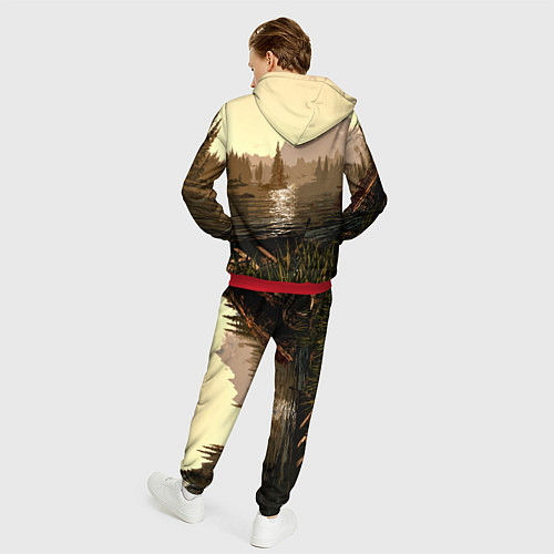 Мужской костюм The Elder Scrolls Online / 3D-Красный – фото 4