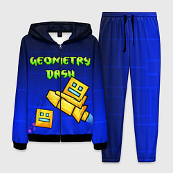 Костюм мужской Geometry Dash, цвет: 3D-черный