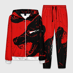 Мужской костюм Красный волк 3D