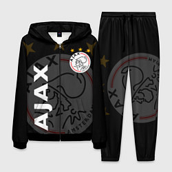 Костюм мужской FC AJAX AMSTERDAM ФК АЯКС, цвет: 3D-черный