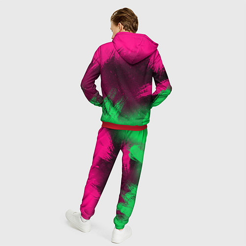 Мужской костюм NEON HONDA НЕОН ХОНДА / 3D-Красный – фото 4