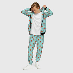 Костюм мужской Креветки паттерн, цвет: 3D-черный — фото 2