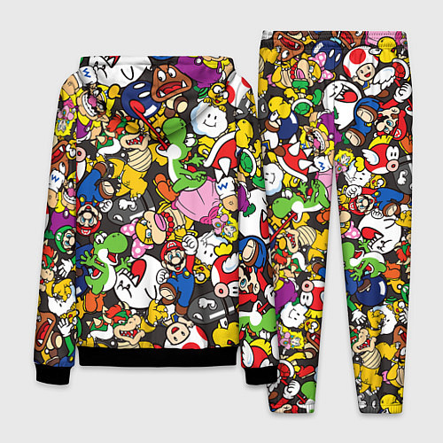Мужской костюм Mario ALLSTARS / 3D-Черный – фото 2
