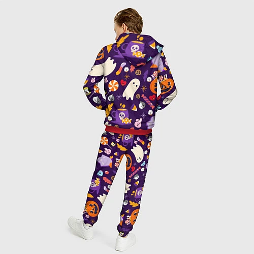 Мужской костюм HALLOWEEN BTS BT21 PATTERN БТ21 БТС ХЕЛЛОУИН / 3D-Красный – фото 4