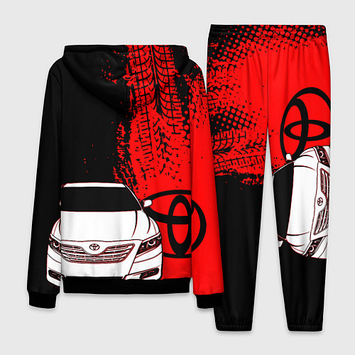Мужской костюм Camry Toyota glitch / 3D-Черный – фото 2