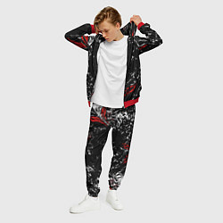 Костюм мужской Берсерк Черная маска, цвет: 3D-красный — фото 2