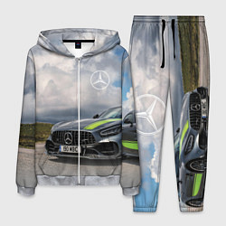 Костюм мужской Mercedes V8 Biturbo Racing Team AMG, цвет: 3D-меланж